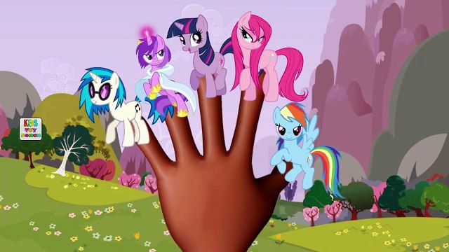My Little Pony Funny Cartoon Animation Finger Family Nursery Rhymes For Children | MLP Family
