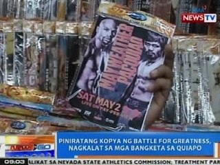 NTG: Piniratang kopya ng Battle for Greatness, nagkalat sa mga bangketa sa Quiapo