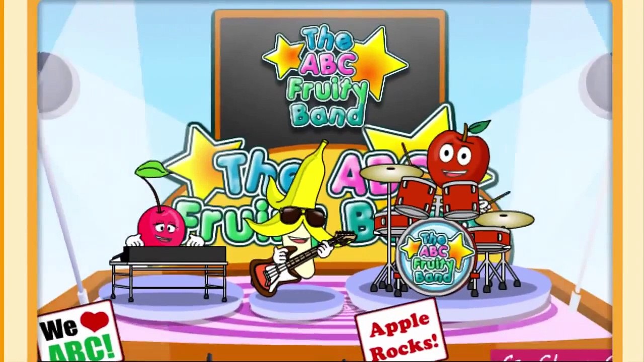 ABC Song Fruity Band Nursery Rhymes