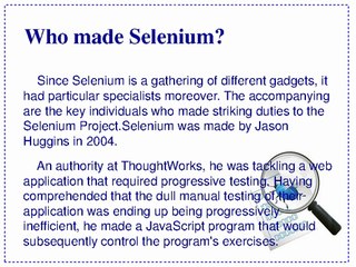 Software Testing: Its good to start with Selenium Tool