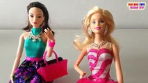 Barbie Girl Dolls Fashion Selfie & Barbie Doll Pink & Fabulous | Disney Toys Review Video For Kids
