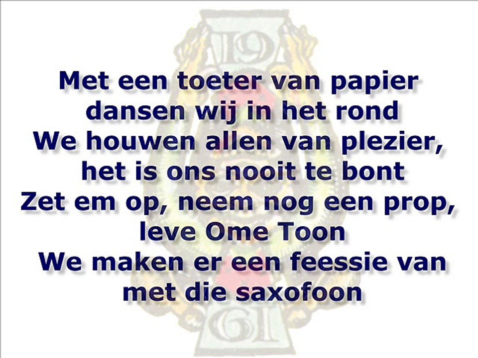 1961 Saxefoon van ome Toon