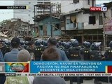 BP: Demolisyon sa Quezon City, nauwi sa tensyon