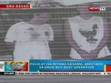 BP: Pulis at isa niyang kasama, arestado sa drug buy-bust operation sa Davao City