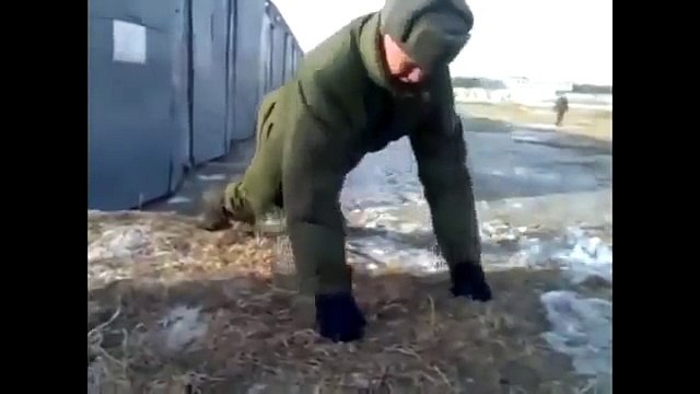 Отжимание без рук армейский прикол