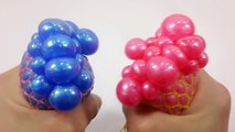 DIY How To Make Colors Squishy Stress Slime Balloon Ball Syringe Play Learn Colors Numbers
