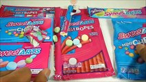 A lot of Sweetarts Candy Colorful Countdown