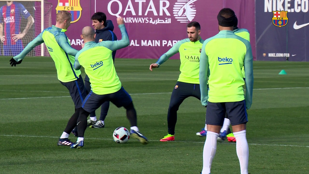 FC Barcelona training session: Recovery session with an eye on the Copa del Rey