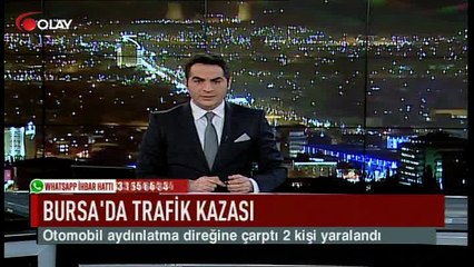 Bursa'da trafik kazası (Haber 28 01 2017)