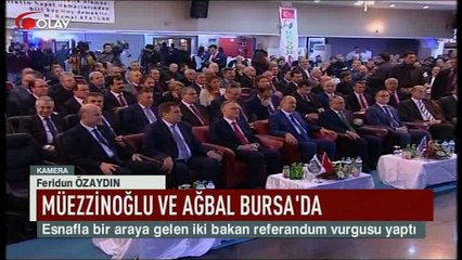 Müezzinoğlu ve Ağbal Bursa'da (Haber 28 01 2017)