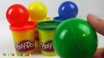 PlayDough Surprise Cups Learn Colors Disney Toys Mashems Figures For Children and Toddlers