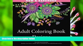 [Download]  Adult Coloring Book Designs: Stress Relieving Patterns, Mandalas, Cats, Flowers,