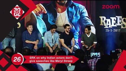 Shahrukh On Meryl Streep's Views,Sushant & His Secret To His Hot Body