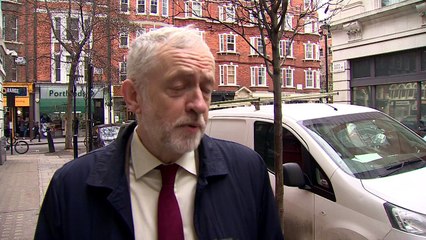 Jeremy Corbyn: UK should condemn Trump's ban on immigration