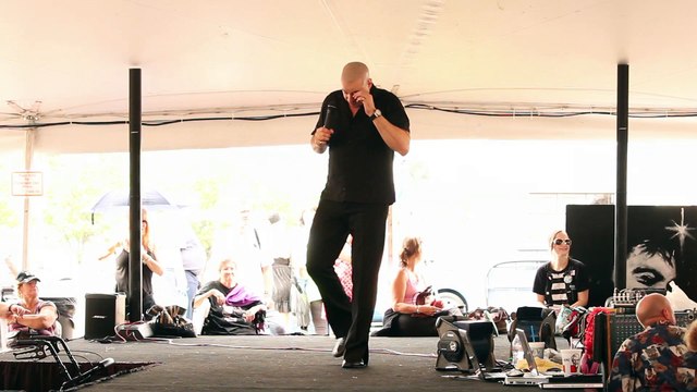 Mario Kombou sings 'Just Pretend' Elvis Week 2016