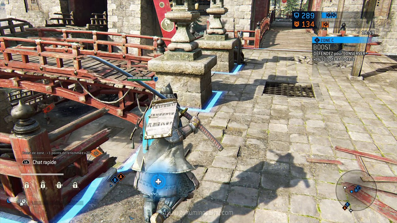 For Honor - Domination 4 Vs 4 sur Pont du sanctuaire (Playstation 4)