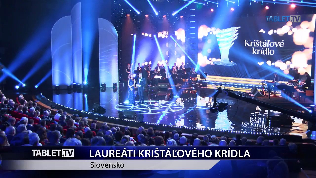 Slovenské osobnosti si prebrali Krištáľové krídlo za rok 2016
