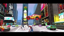 Человек-паук и Бэтмен детские стишки Дисней Pixar автомобили Цвет песни для детей с действий