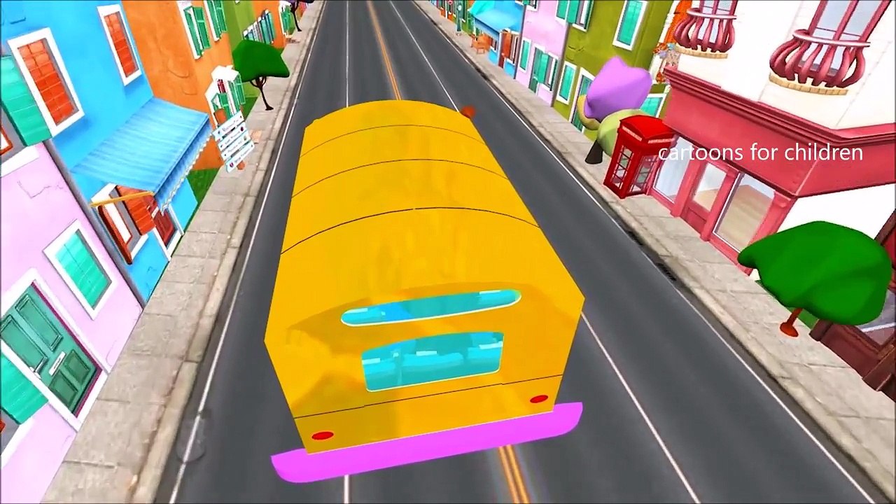 Wheels On The Bus Song | King Kong |Dinosaurs |Godzilla |Popular Nursery Rhymes |Cartoon Animation