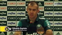 Eduardo Baptista lamenta as chances desperdiçadas, mas elogia a atuação do Palmeiras