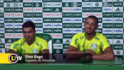 Vitor Hugo exalta 'ousadia' de Felipe Melo: 'Tinha que ter mais isso no futebol'