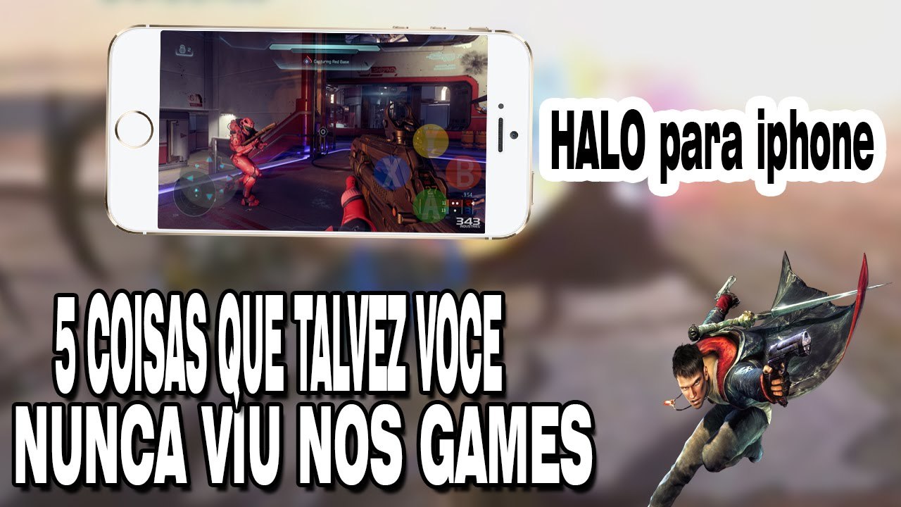 HALO para iphone 6, ter Manhunt é crime - 5 Coisas que talvez voce nunca viu nos games #1