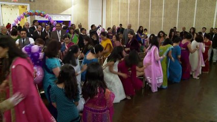 Ladies Musical Chairs at An Indian First Birthday Ceremony at Verdi Banquet Hall Mississauga Toront
