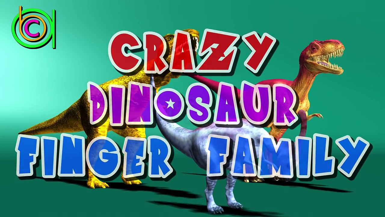 Crazy Dinosaur Finger Family | 3D Finger Family Nursery Rhymes for Kids