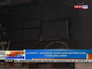 NTG: 25 bahay sa Valenzuela city, nasunog