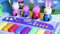 Peppa Pig Keyboard Piano with Microphone with Peppas Friends Орган с Micrófono de Peppa Pig