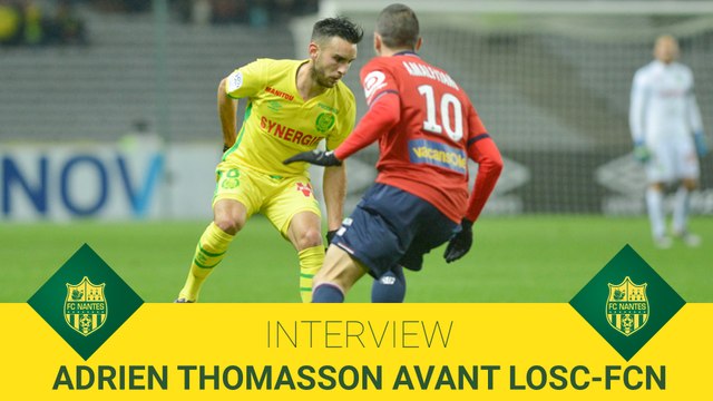Adrien Thomasson avant LOSC-FCN
