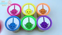 Teletubbies PLAY DOH Cups Rainbow Learn Colors Surprise Toys Peppa Pig Inside Out Angry Birds Disney
