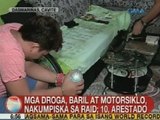 UB: Mga droga, baril at motorsiklo, nakumpisksa sa raid sa Dasmariñas, Cavite
