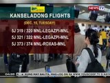 BP: 64 na domestic flights, nakansela dahil sa bagyong Nona