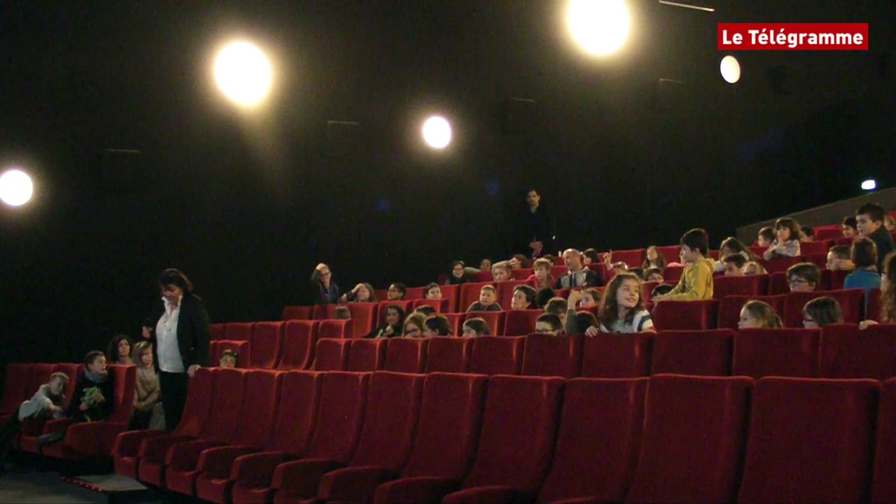 Quimper. Cinéville.   " L'Empereur " présenté aux enfants des écoles en avant-première