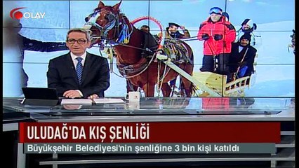 Uludağ'da kış şenliği (Haber 30 01 2017)
