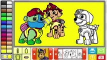 Щенячий патруль видеоигра на английском для детей / раскраска щенячий патруль