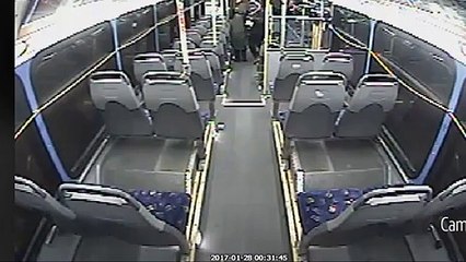 Badass Old Man With A Cane Stops Attack On Bus Driver