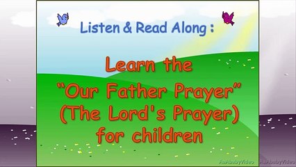 Молитву выучить Отче наш-молитва Господня для детей и детей HD чтение потешки