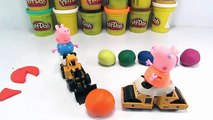 #Play #Doh #Stop #Motion Video ! Peppa Pig Makes A Rainbow Cream Cake Fun And Creative For Kids