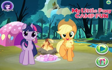 My Little Pony Camp Fun - Twilight Sparkle and Applejack - Kids Game