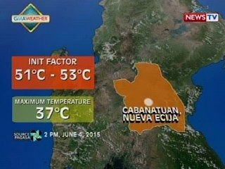 NTG: Weather update as of 9:52 a.m. (June 5, 2015)