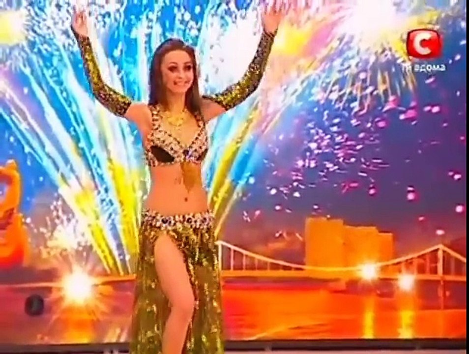 world's beautiful belly dancer on ukraine's got talent
