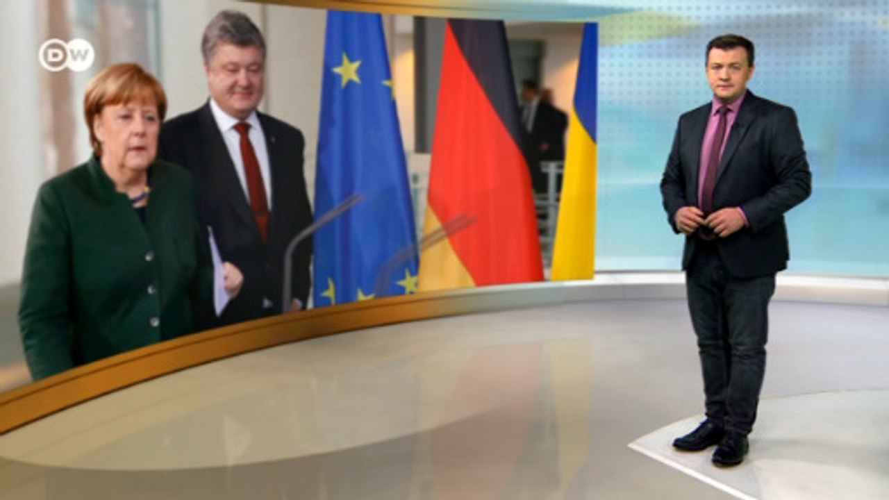 О чем Петр Порошенко разговаривал с Ангелой Мер...