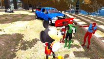 COLORS MICKEY MOUSE NURSERY RHYMES & SUPER CARS & CHILDREN PARTY DANCE