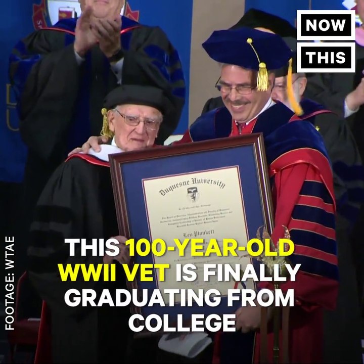 This 100-Year-Old WWII VET is Finally Graduating from College