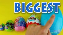 Surprise Eggs Learn Sizes from Smallest to Biggest! Opening Eggs with Toys, Candy and Fun! Part 5