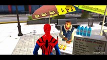 Человек-паук удовольствие Супергеройское кино эпопеи Байк вечеринку! Анимированные Детские Стишки Детские Песни