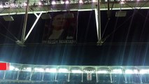 Arena, Mustafa Kemal Atatürk tezahüratlarıyla inledi