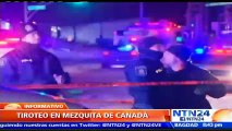 Policía canadiense desconocía a los dos sospechosos detenidos por ataque armado contra mezquita en Quebec